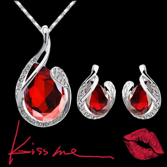 Water-Drop Rhinestone | Jewelry Set
