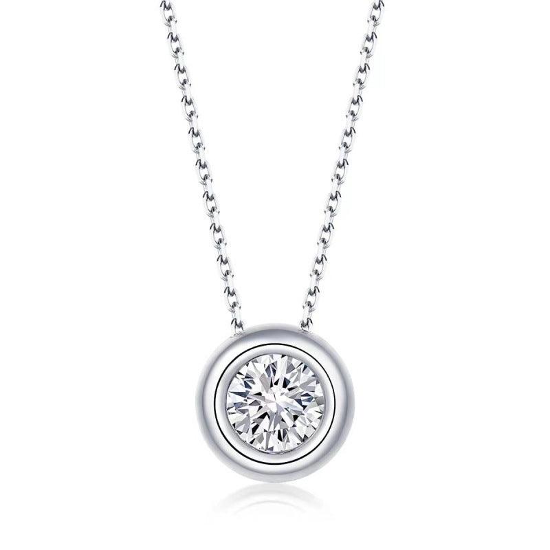Moissanite Necklace Pendant | Silver Collection