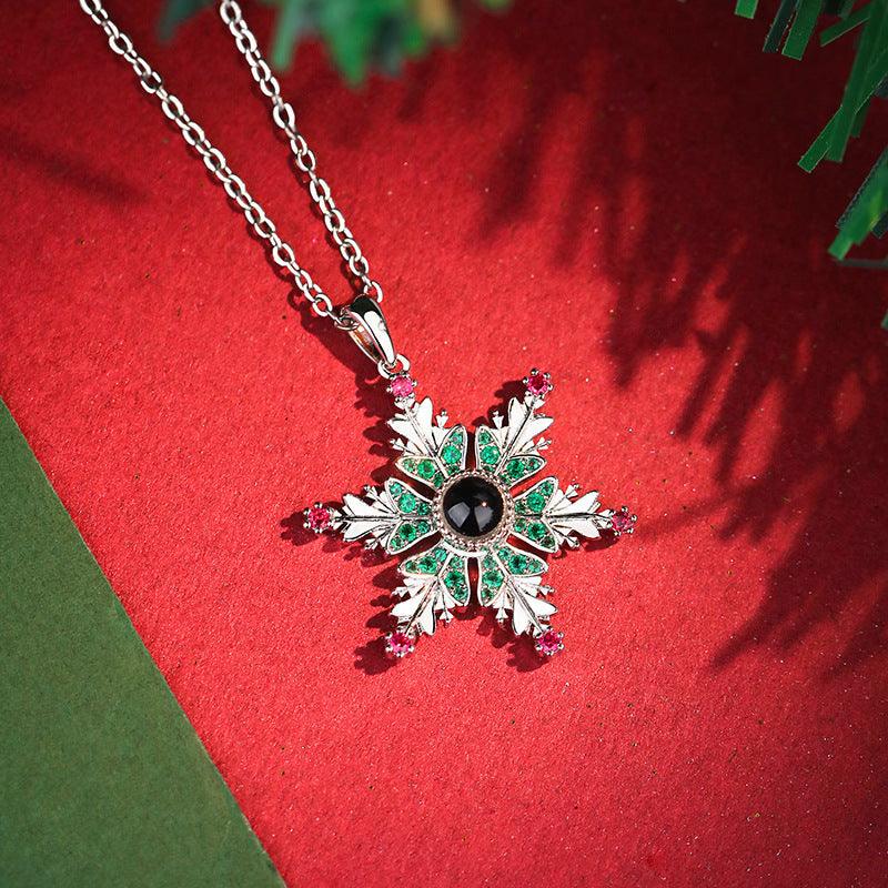 Snowflake Necklace For Couples | Daily Wear