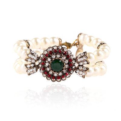 Luxury Pearl Bracelet For Women | Daily Wear Green