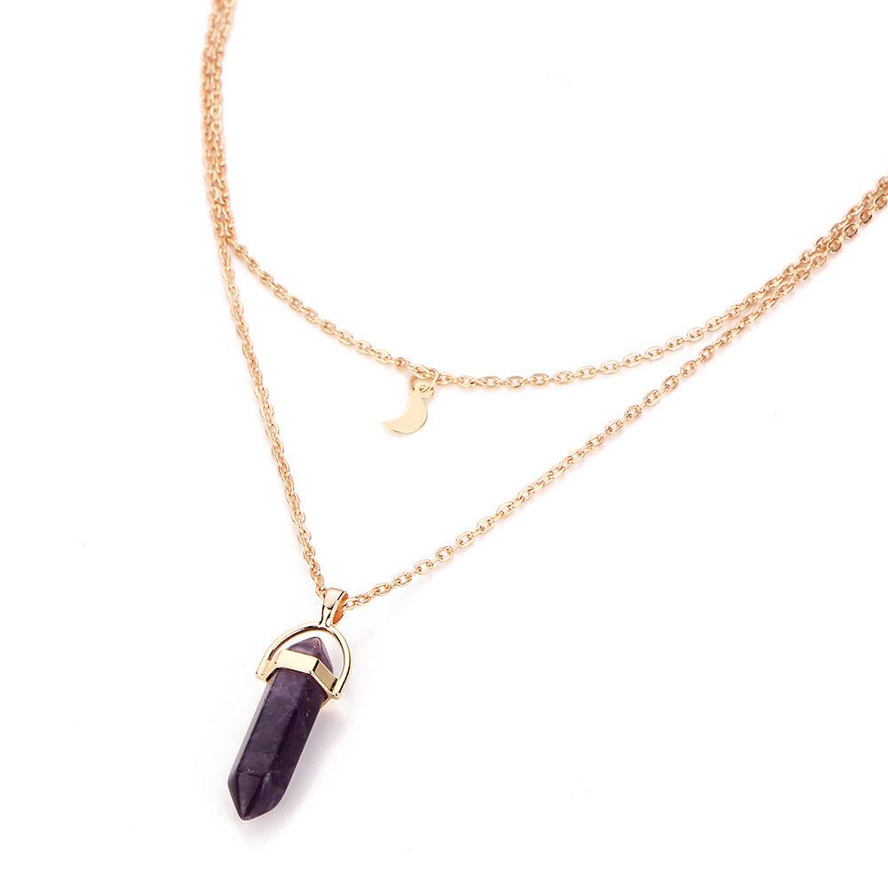 Celestial Goddess Necklace | Fashion Jewelry Purple
