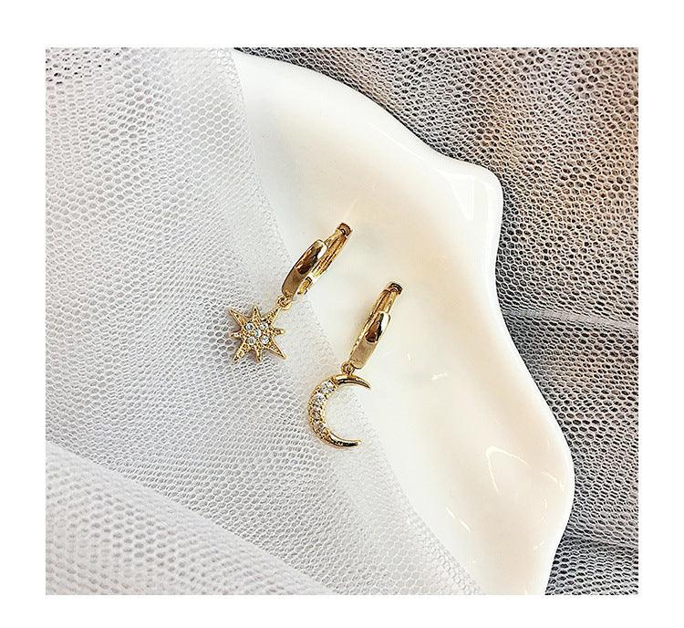 Star Moon Earrings | Daily Wear