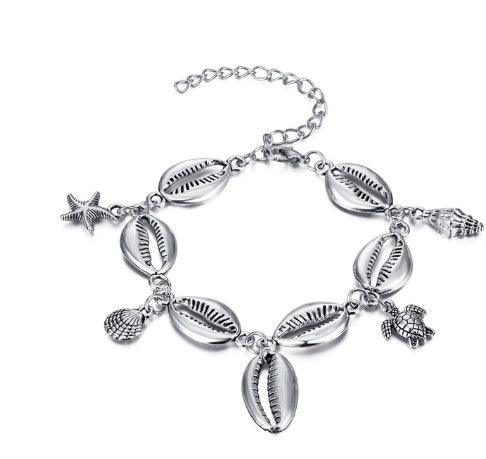 Conch Mizhu Yoga Anklet | Beach Collection