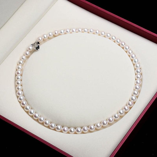 Stylish Pearl Necklace | Party Wear White