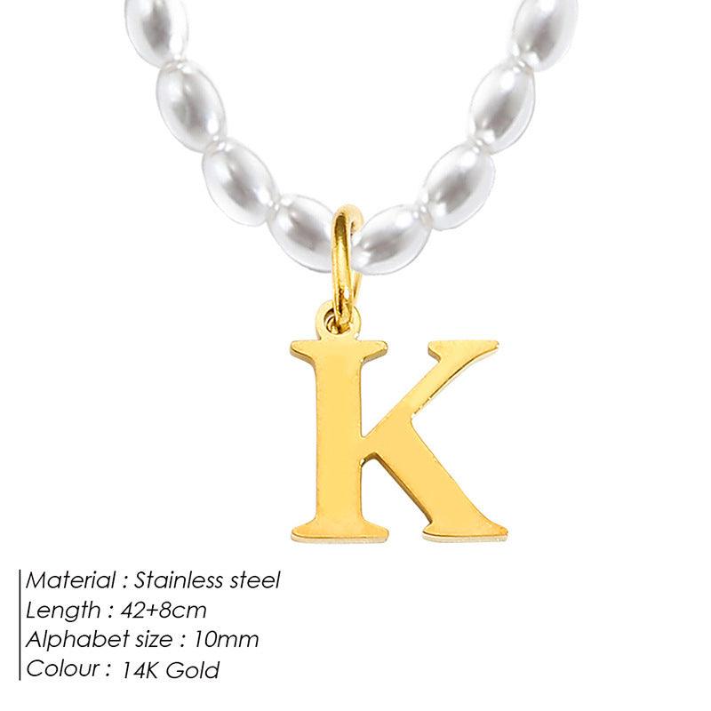 Elegant Alphabet Necklace | Daily Wear 2025 K 14K Gold