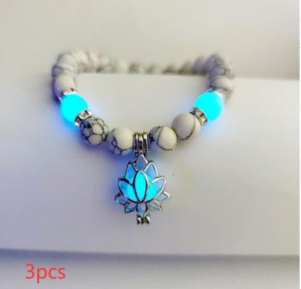 Luminous Lotus Bracelet | Yoga Collection G 3pcs