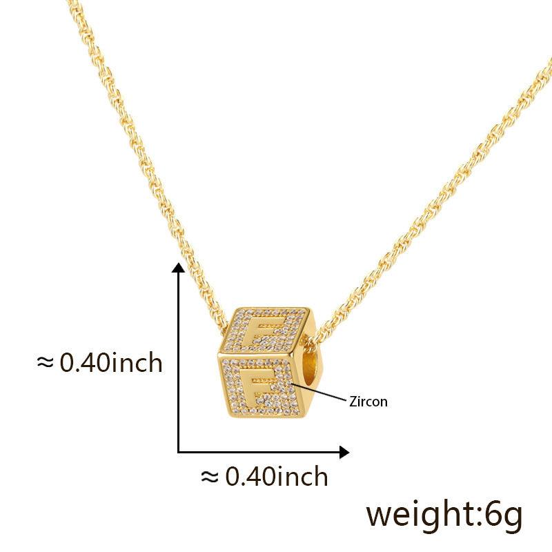 BoldlyBeautiful - 26 English Letter Pendant Necklace - BoldlyBeautiful