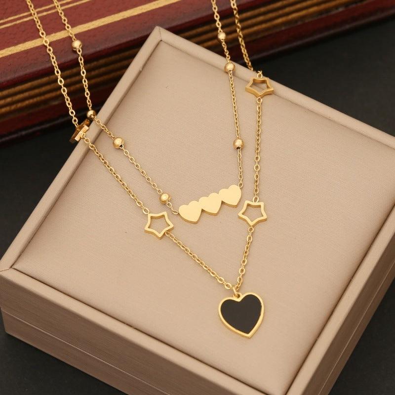 Black Love Jewelry Suit | Daily Wear
