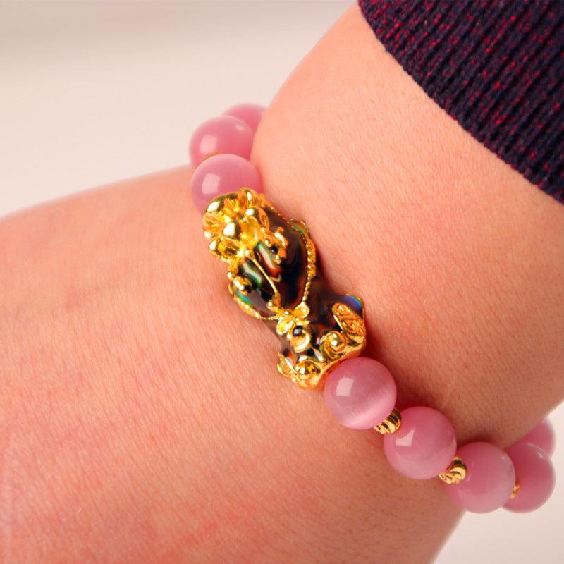 3D Gold Plated PiXiu Bracelet | Fashion Jewelry