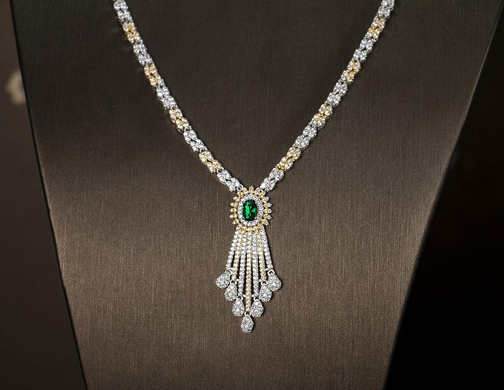 Elegant Four-piece Zircon Jewelry Set | Fashion Collection