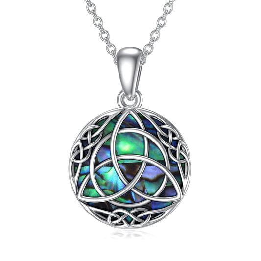 Vintage Sterling Silver Trinity Celtic Knot Necklace | Fashion Wear