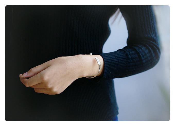 Leaf Bracelet in S925 Sterling Silver | Daily Wear