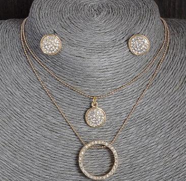 Stylish Golden Jewelry Set | Daily Wear A