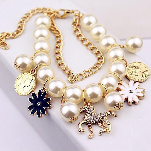 Pearl Flower Bracelet Jewelry | Daily Wear