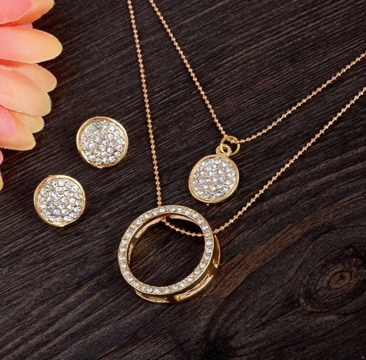 Stylish Golden Jewelry Set | Daily Wear