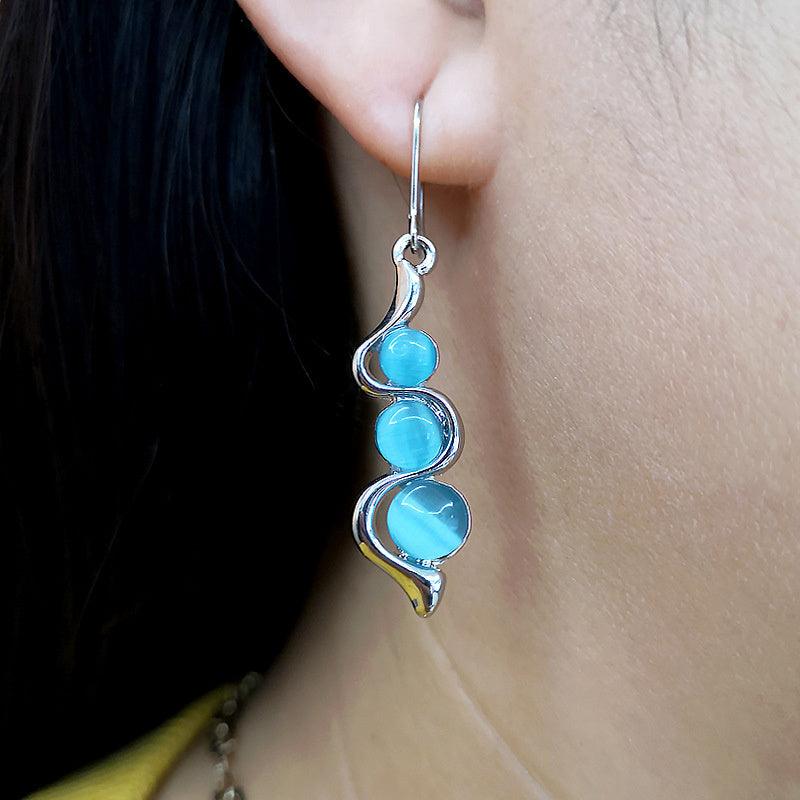 Bohemian Creative Curved Wavy Earrings | Daily Wear