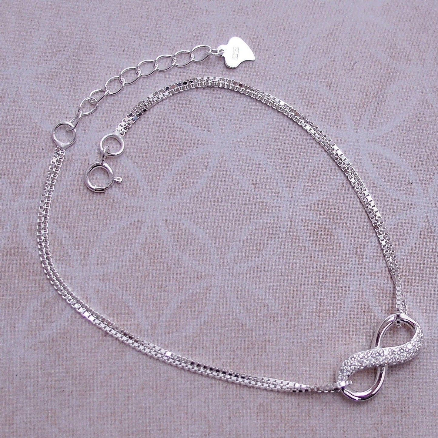 Silver Lucky Infinity Bracelet | Daily Wear