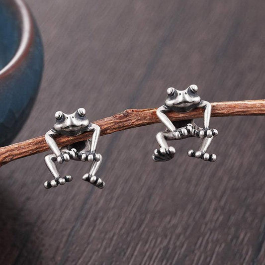 Cute Vintage Frog Earrings