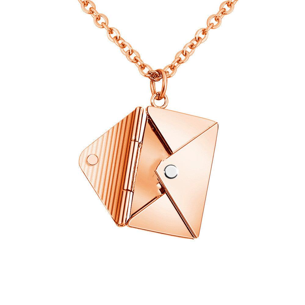 Envelope Necklace For Women - Trendy Jewelry Wear