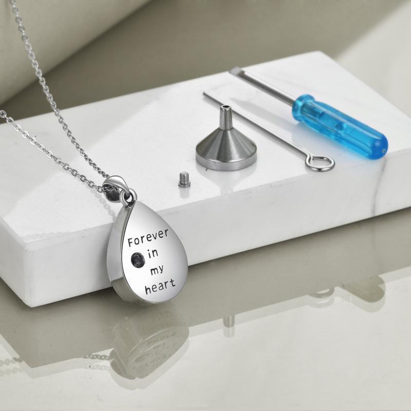 Lover Retro Ashes Necklace In Sterling Silver | Daily Wear