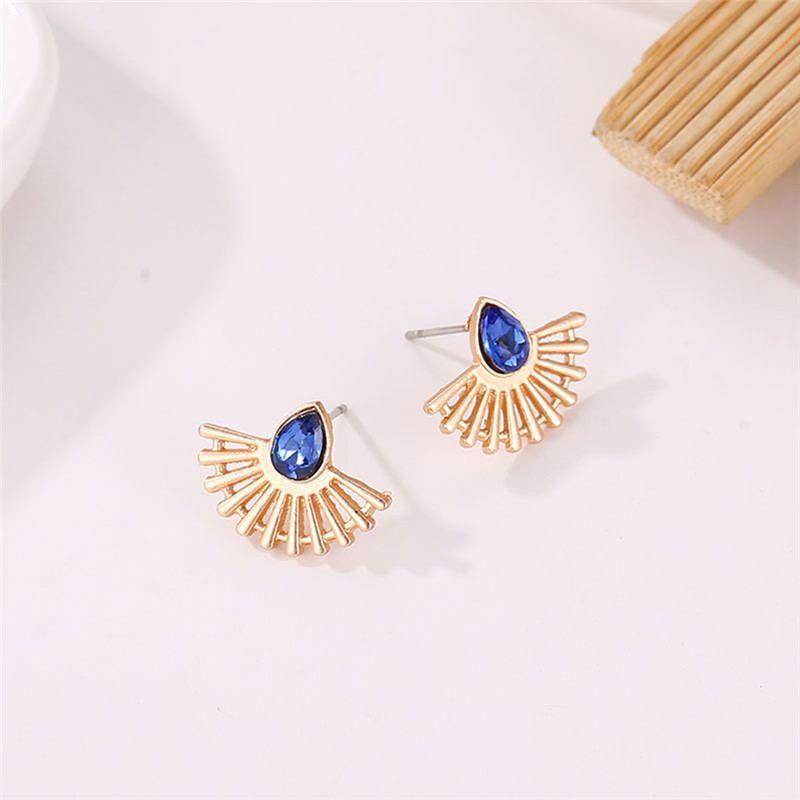 Bohemian Vintage Stud Earrings Women Gold