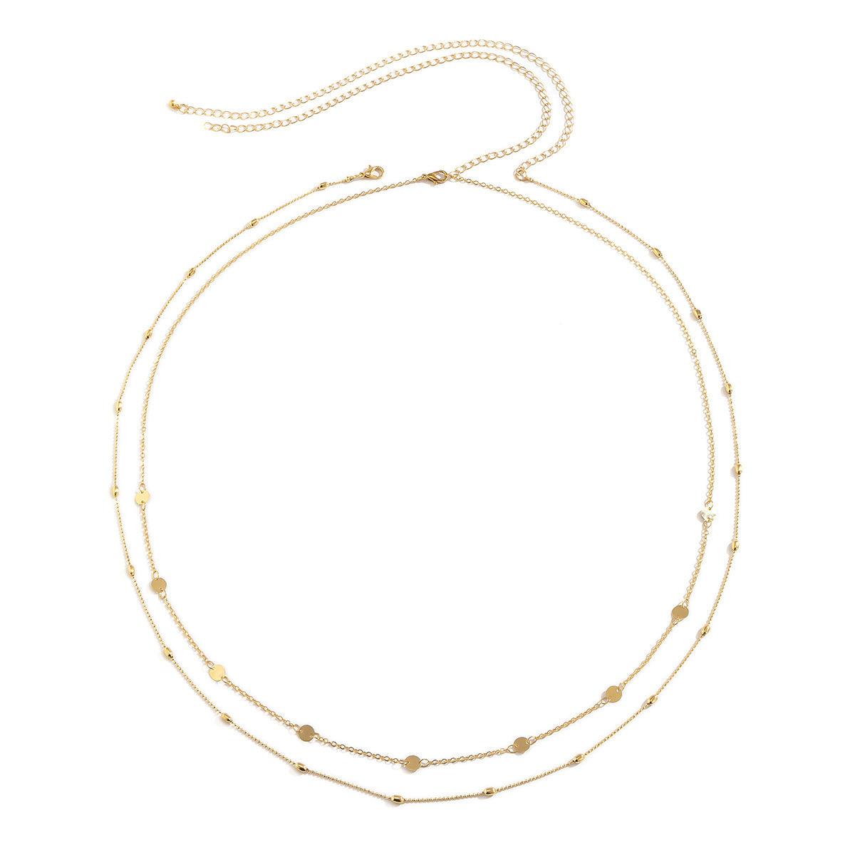 Belly Sexy Body Double Layers Chain | Party Wear