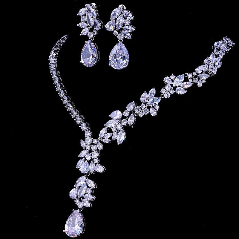 Water Drop Zircon Bridal Suit | Wedding Collection