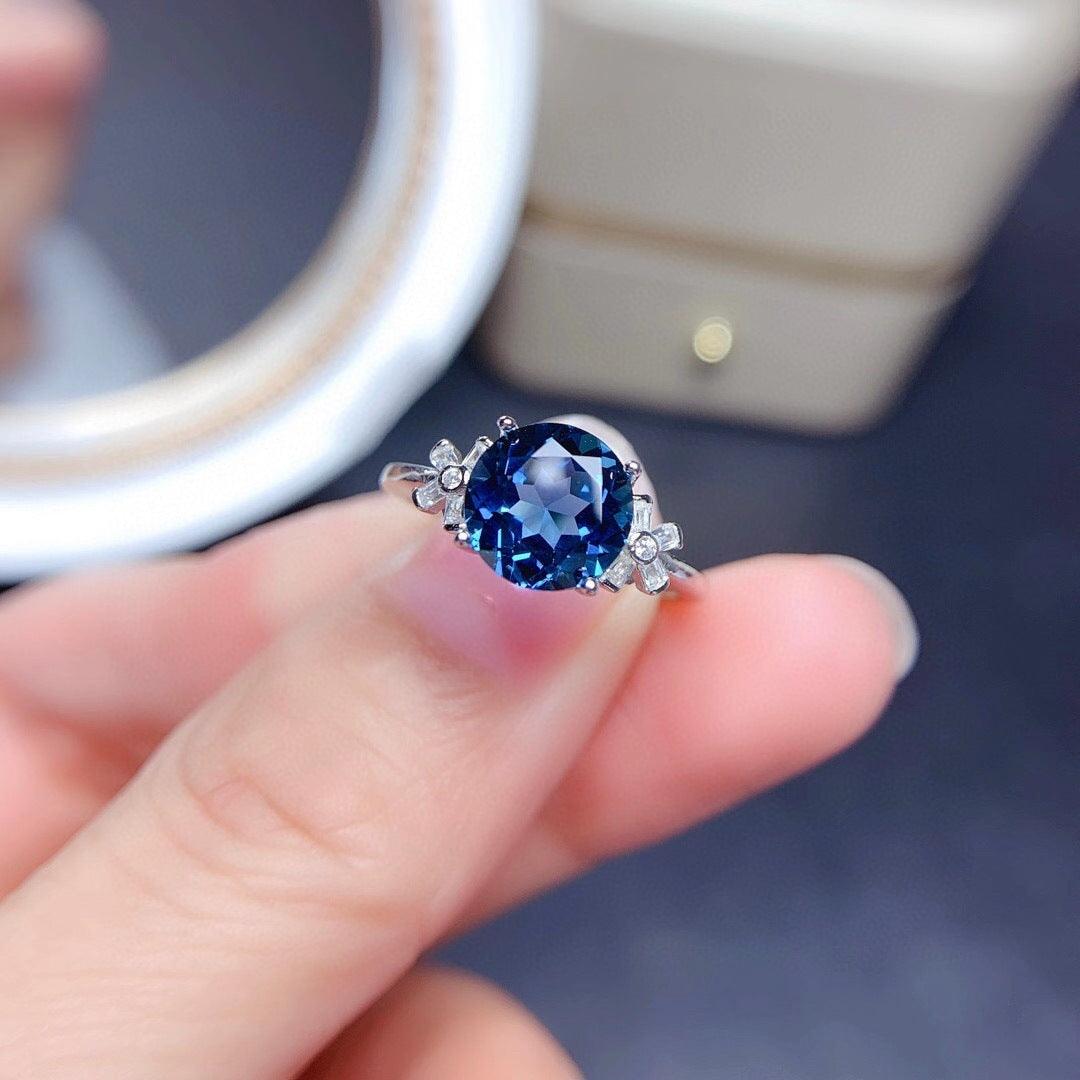 Elegant Blue Stones Jewelry Set | Daily Wear Ring
