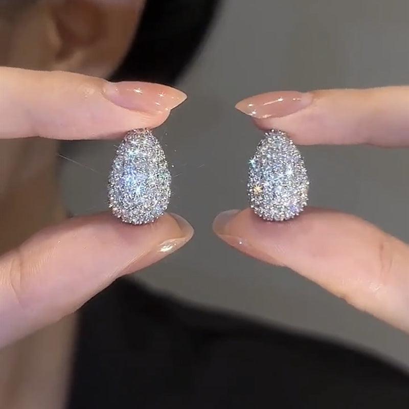Vintage Chunky Dome Drop Earrings