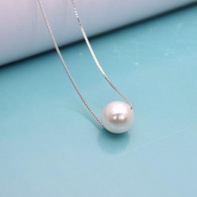 Pearl Necklace Hanging | Daily Wear Silver