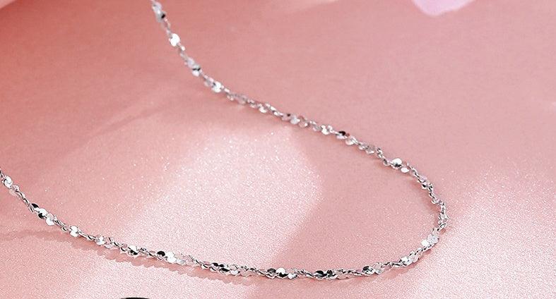 S925 Sterling Silver Necklace | Elegant Daily Jewelry 4style