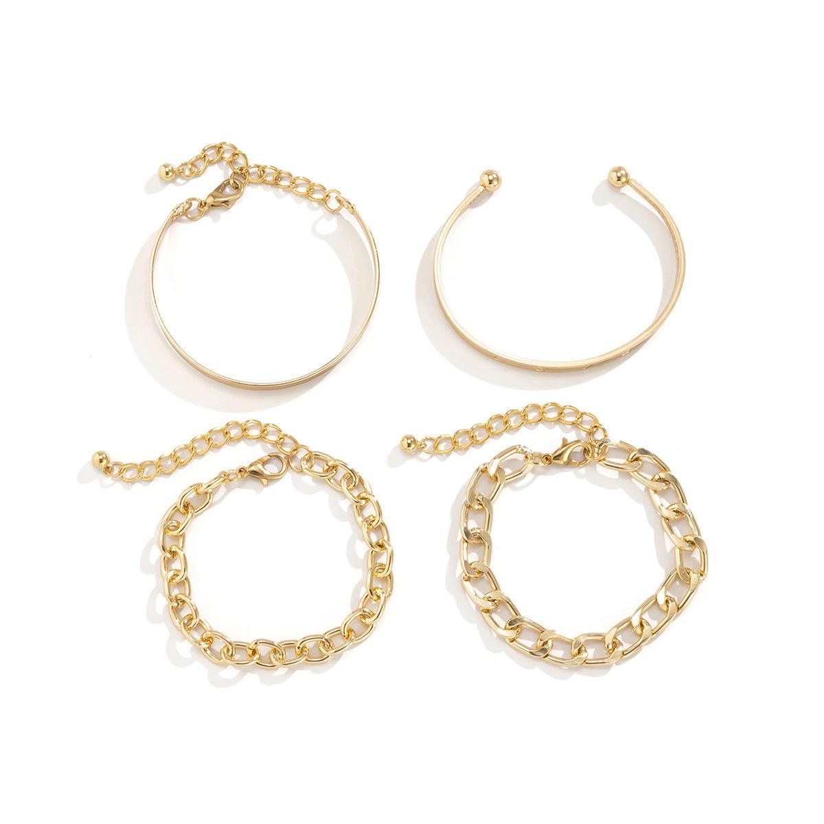 Simple Smooth C-shaped Hollow Bracelet | Fashion Collection