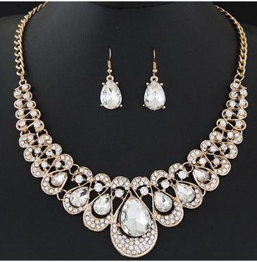 Timeless Wedding Jewelry Set | Bridal Jewelry White