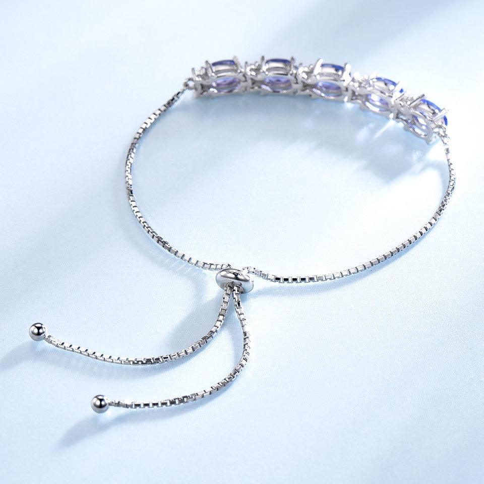 Blue Topaz Adjustable Bracelet | Daily Wear