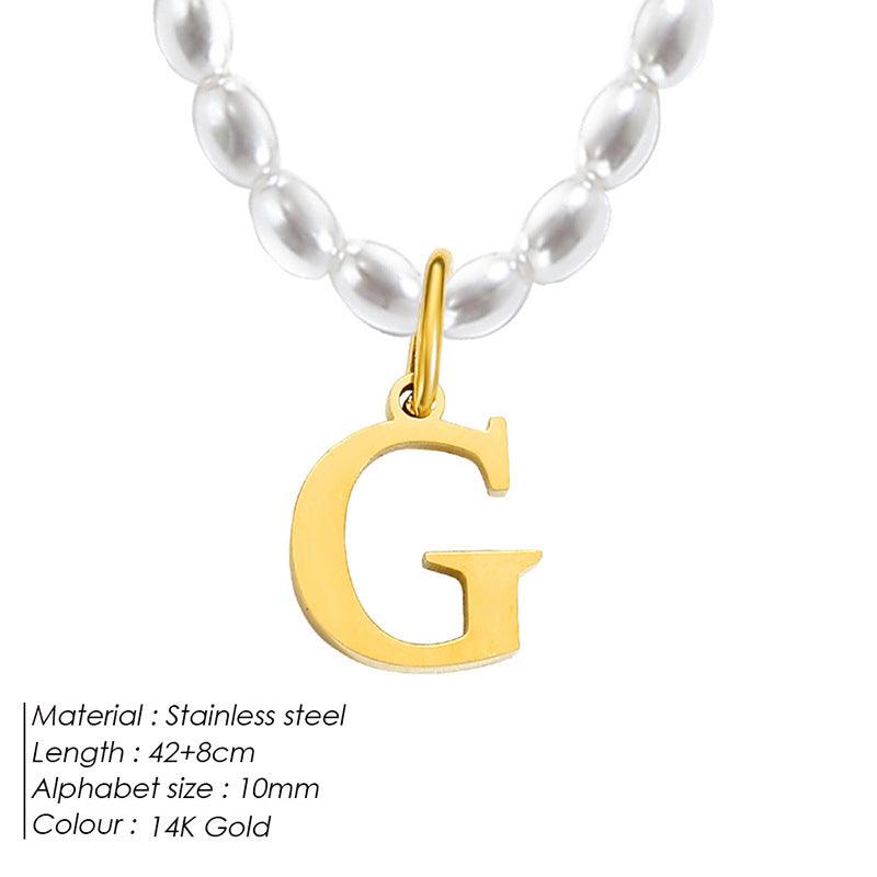 Elegant Alphabet Necklace | Daily Wear 2025 G 14K Gold