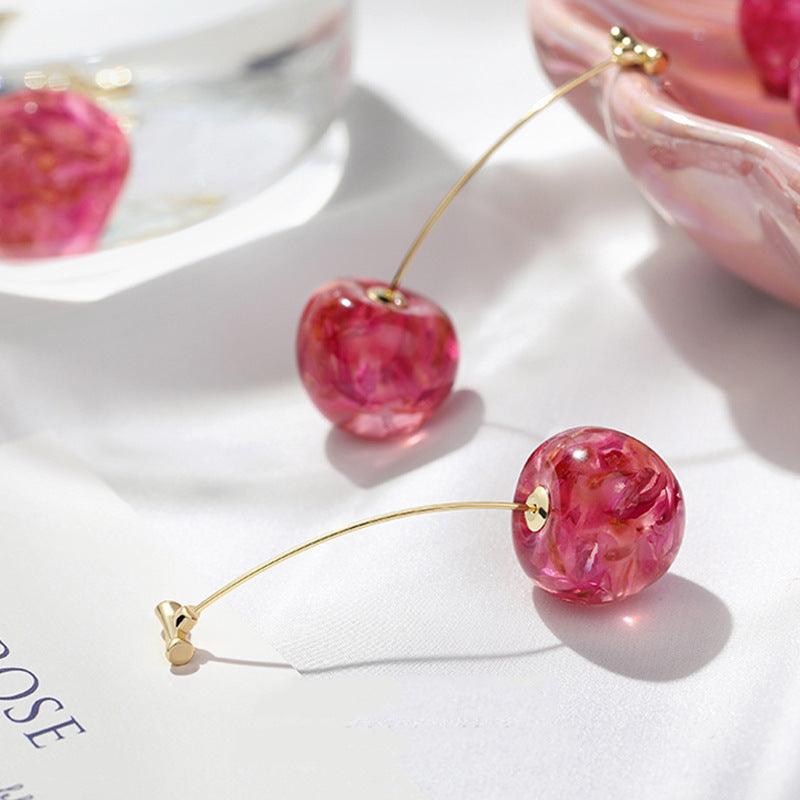 French Dried Cherry Earrings | Daily Wear