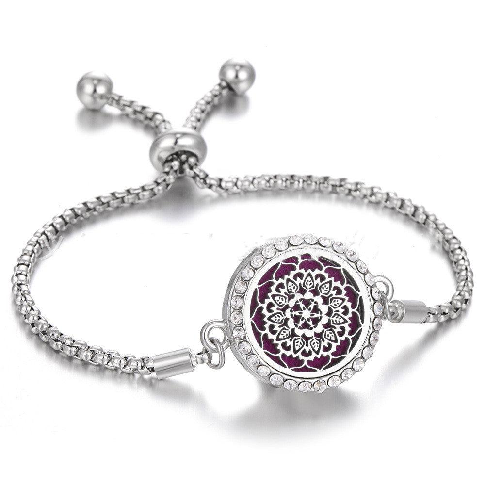 Hollow Adjustable Aromatherapy Bracelet