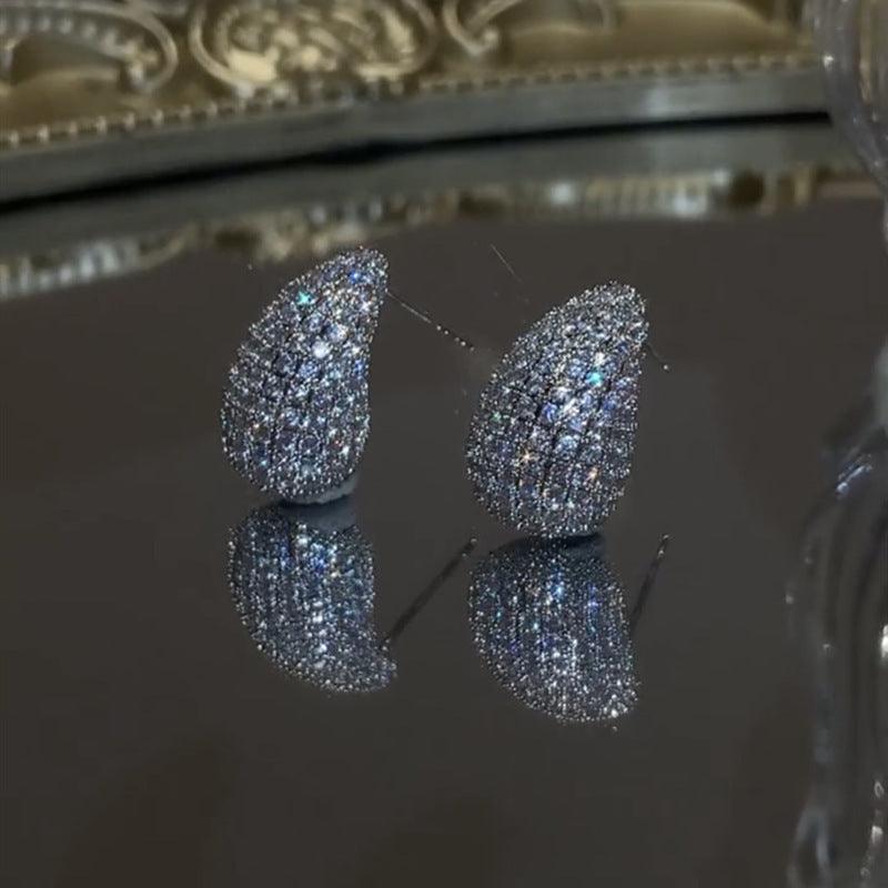 Vintage Chunky Dome Drop Earrings