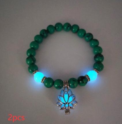 Luminous Lotus Bracelet | Yoga Collection E 2pcs