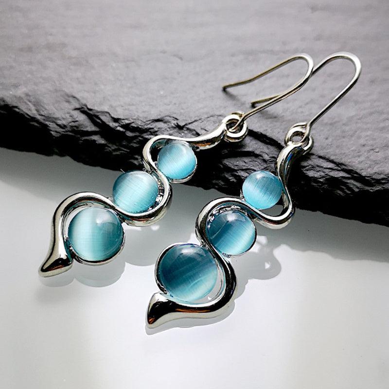 Bohemian Creative Curved Wavy Earrings | Daily Wear