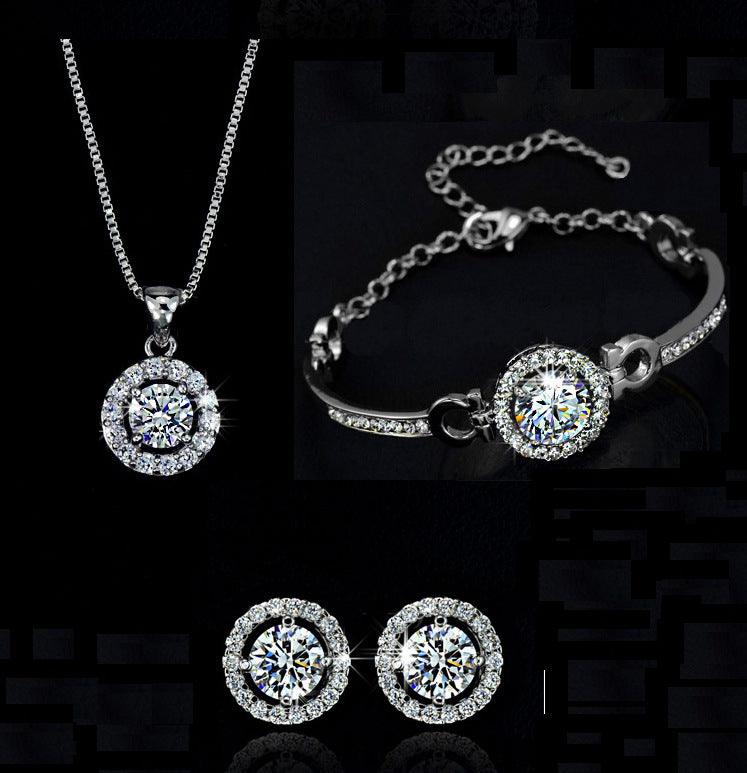 Elegant Versatile Jewelry Set | Daily Wear Silver Set of 3