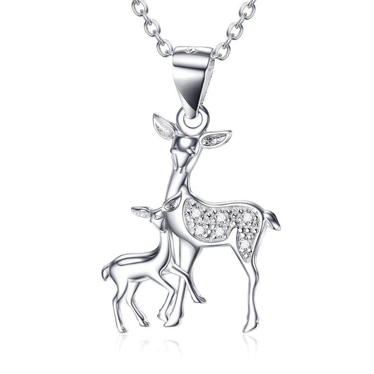 Fawn Pendant Necklace in 925 Sterling Silver default