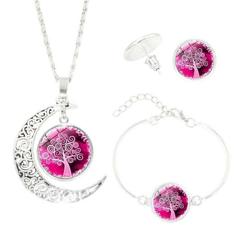 Tree of Life Gemstone Jewelry Set | Daily Wear 7