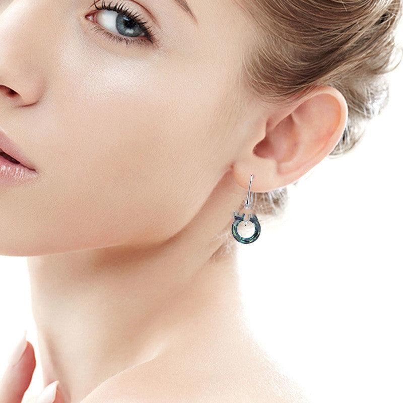 S925 Silver Diamond Ear Hooks | Austrian Crystal