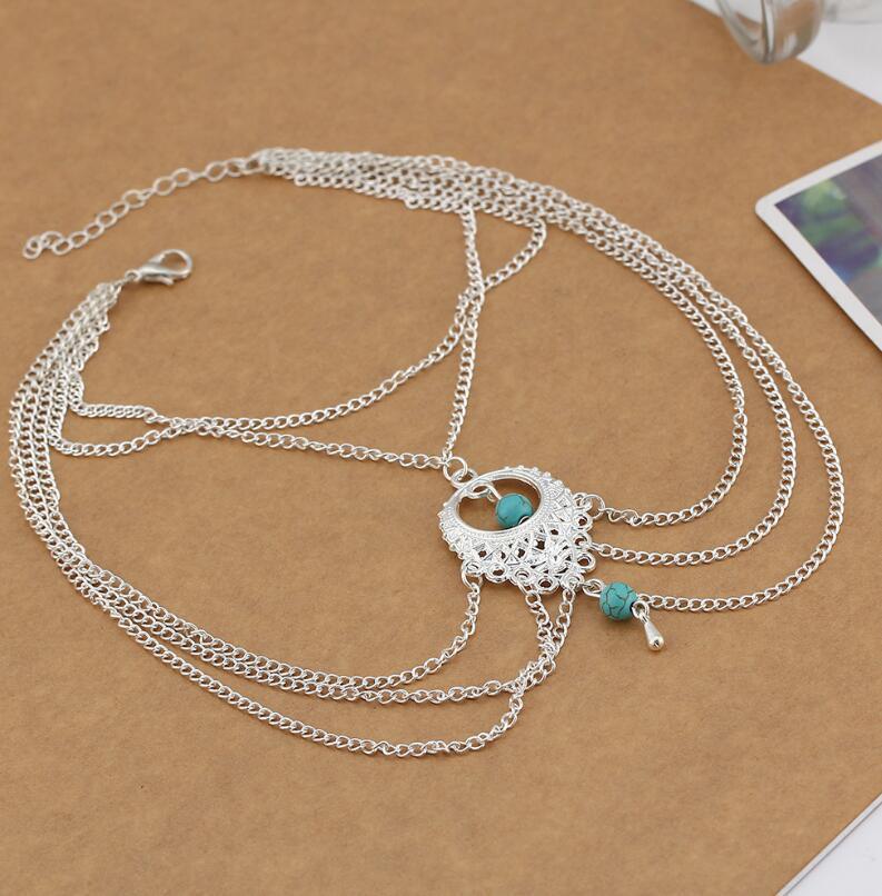 Bohemian Punk Vintage Multi Layered Anklet | Beach Collection