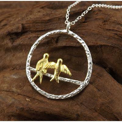 925 Sterling Silver Bird Pendant Necklace | Casual Collection 925 Silver
