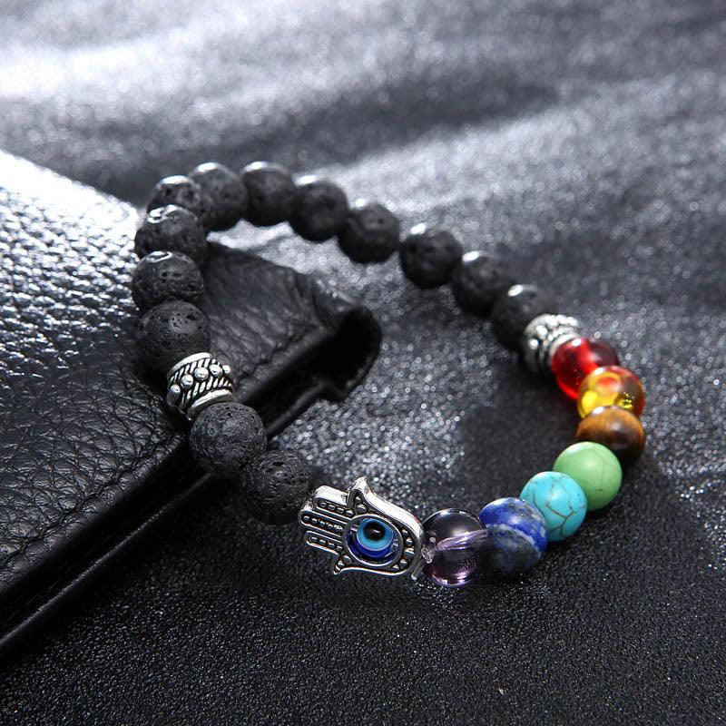 Volcanic Rocks Energy Yoga Bracelet | Daily Wear