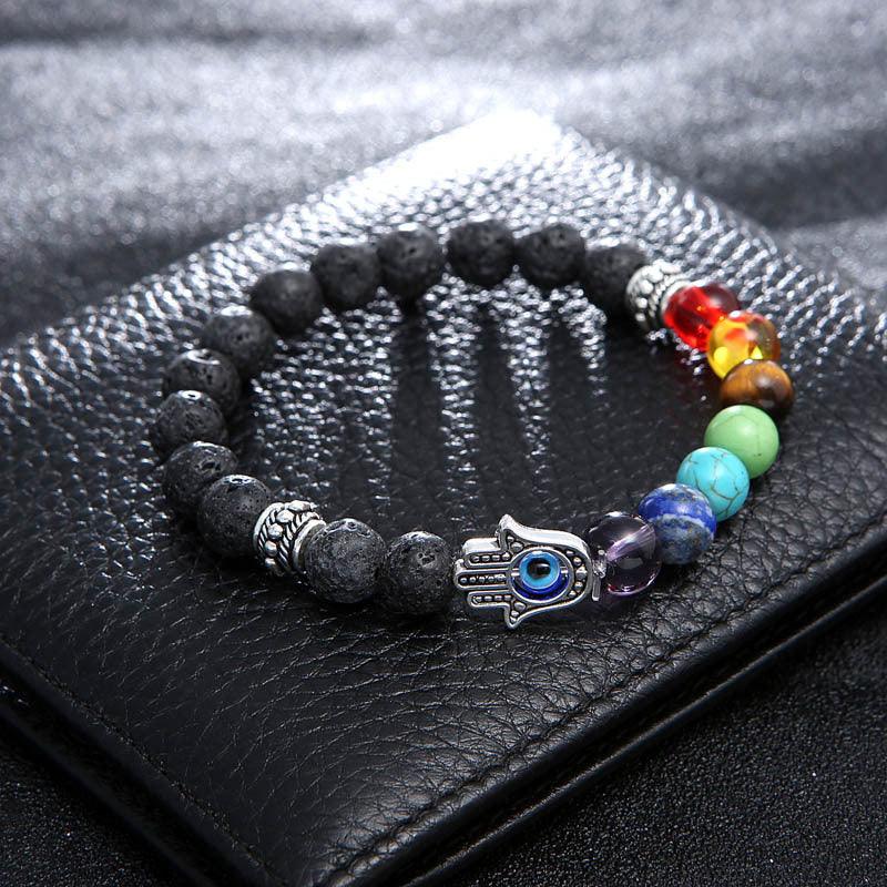 Volcanic Rocks Energy Yoga Bracelet | Daily Wear