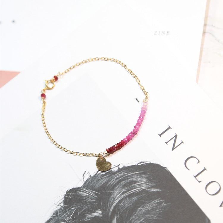 Demi fine Ruby 14k Gold-Plated Bracelet