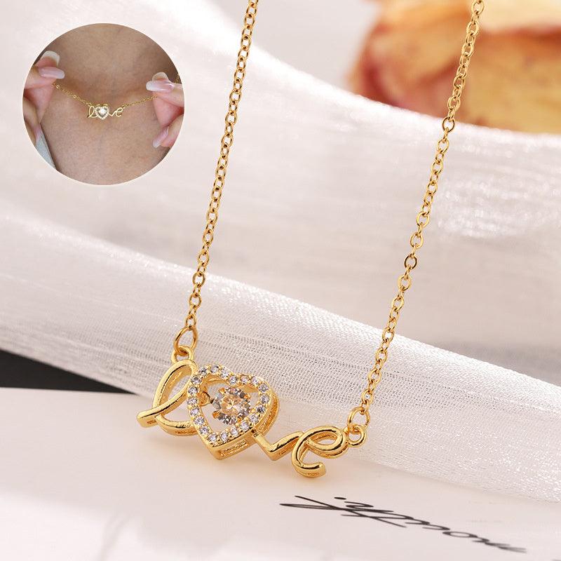 Love Necklace Female Daily Wear Jewelry